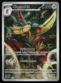Kingambit 130 Holo Scarlet & Violet Promo Pokemon Card - Image 1