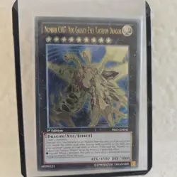 Number C107: Neo Galaxy-Eyes Tachyon Dragon PRIO-EN041 1st Ed Ultimate LP Yugioh - Image 1
