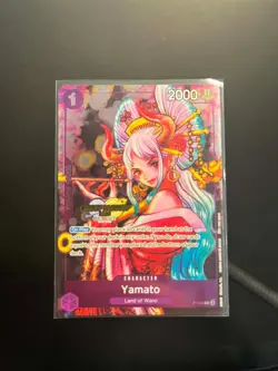 One Piece Card Game Yamato NM P-046 CS 2024 Stamped - Image 1