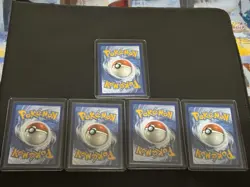 Pokemon TCG 5-Card English Holo Full Art lot with BIG HITS - Image 2