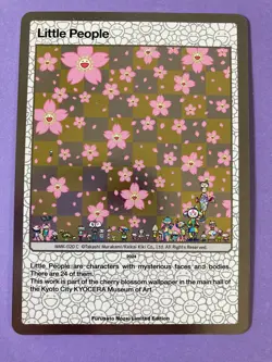 Little People MMK-020 C TAKASHI MURAKAMI TRADING CARD 108 FLOWERS Japanese - Image 1