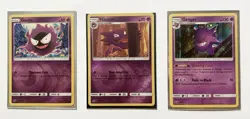 Gengar 38/111 Sm Holo, Haunter 37 And Gastly 36, 3 Card Set NM - Image 1