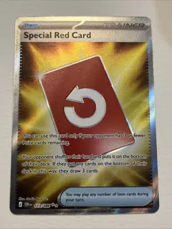 Special Red Card #113/086 - 2026 Pokemon Chaos Rising - Full Art - NM - Image 1