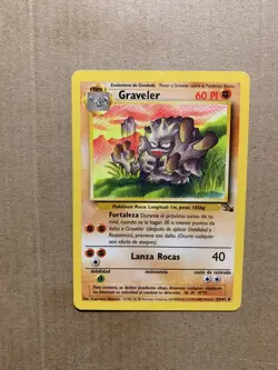 SPANISH Graveler 37/62 Fossil Set - Uncommon Pokemon Card - EXCELLENT - Image 1