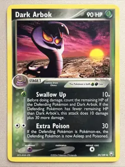 Pokemon Card - Dark Arbok - Regular - UC (29/109) ex Team Rocket Returns NM/M - Image 1