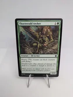 x4 MTG Thornweald Archer Playset 559 Foundations Magic The Gathering 4x - Image 1