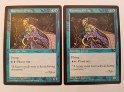 2 X Rainbow Efreet Visions English MTG Magic the Gathering VLP Vintage - Image 1