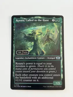Renata, called to the hunt - MTG -MUL serialized / serial numbered 151/500 - NM - Image 1