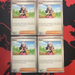 4x Dawn 87/94 Phantasmal flames Playset Pokemon TCG Deck Building - Image 1