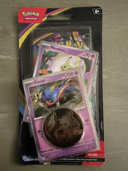 Pokemon Chaos Rising Booster Pack Zacian Promo - Image 1