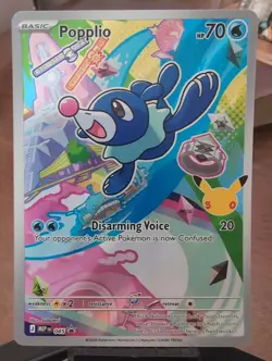 Popplio Holo Promo ME: Mega Evolution Promo 045 Pokemon NM - Image 1