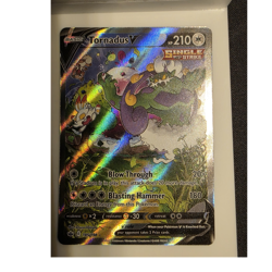 Tornadus V SWSH06 Chilling Reign 185/198 Full Alt Art Holo Ultra Rare 210 HP - Image 1