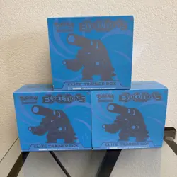 2016 Pokemon XY Evolutions Blastoise Elite Trainer Box EMPTY w/ Outer Sleeve - Image 1