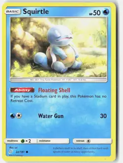 Squirtle 22/181 Common Team Up Pokemon Near Mint - Image 1