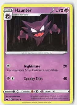 Haunter 084/202 Uncommon Sword & Shield Pokemon Near Mint - Image 1