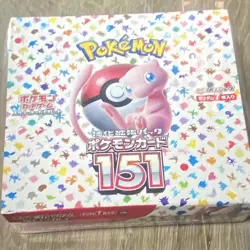 Pokemon TCG 151 Japanese Booster Box Sealed 2023 Mew 20 Packs Standard Size sv2a - Image 1