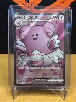 Pokemon TCG Blissey EX Twilight Masquerade Holo Rare Full Art - Image 1