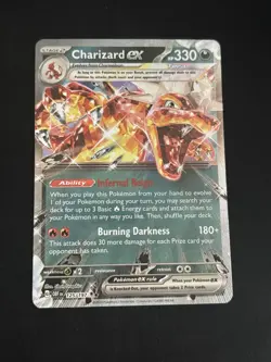 Charizard ex 125/197 SV03: Obsidian Flames Holo Pokemon TCG - NM - Image 1