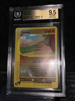 Swinub 108/144 Skyridge Reverse Holo BGS 9.5 Gem Mint Pop 2 Pokemon Vintage - Image 1