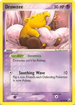 Drowzee 54/109 Team Rocket Returns Pokemon - Image 1