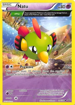 Natu 28 Delta 28/108 XY Roaring Skies Pokemon - Image 1