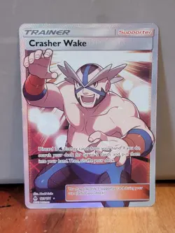 Crasher Wake (Full Art) SM - Forbidden Light 129 Pokemon - Image 1