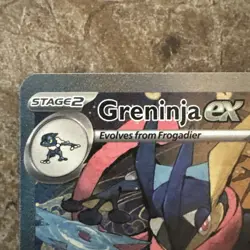 Greninja ex SVP 132 Scarlet & Violet Full Art Black Star Promo Pokemon MINTY 🔥 - Image 3