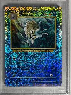 2002 Pokemon Legendary Collection Omastar #58 Reverse Holo- PSA 7 - Image 4
