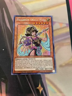 YUGIOH - PALLADIUM ORACLE MANA - SECRET RARE - TN19 - LIMITED EDITION - Image 1