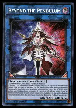 Beyond the Pendulum MP23-EN087 Prismatic Secret Rare Yu-Gi-Oh 1st Edition NM - Image 1