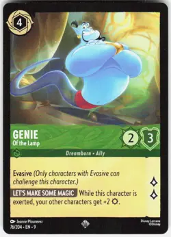 Genie Of the Lamp 76/204 Fabled Disney Lorcana - Image 1