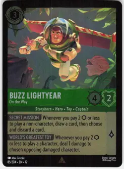 Buzz Lightyear On the Way Foil 85/204 Wilds Unknown Disney Lorcana - Image 1