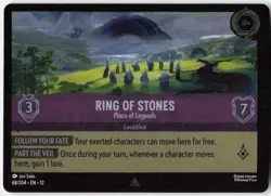 Ring of Stones Place of Legends Foil 68/204 Wilds Unknown Disney Lorcana - Image 1