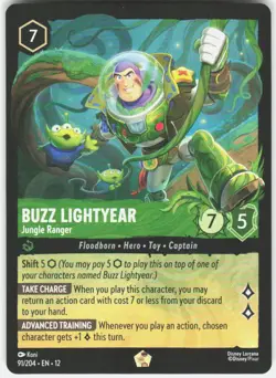 Buzz Lightyear Jungle Ranger 91/204 Wilds Unknown Disney Lorcana - Image 1