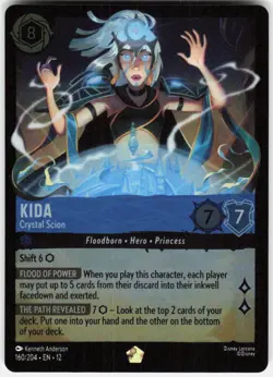 Kida Crystal Scion Foil 160/204 Wilds Unknown Disney Lorcana - Image 1
