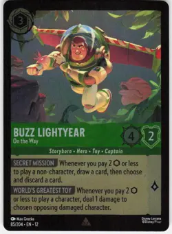 Buzz Lightyear On the Way Foil 85/204 Wilds Unknown Disney Lorcana - Image 1