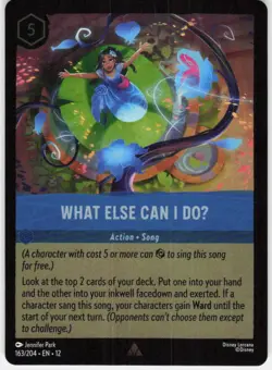 What Else Can I DoU Foil 163/204 Wilds Unknown Disney Lorcana - Image 1