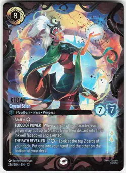 Kida Crystal Scion Enchanted Foil 236/204 Wilds Unknown Disney Lorcana - Image 1