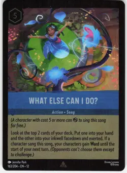 What Else Can I DoU Foil 163/204 Wilds Unknown Disney Lorcana - Image 1