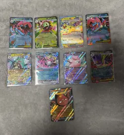 Pokemon tcg 9 card lot ex and promos - Image 1