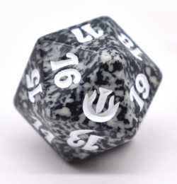 Journey into Nyx Spindown Die (Black) MtG Magic the Gathering Dice - Image 1