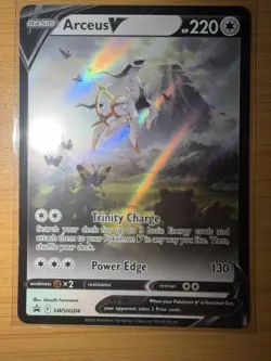 Arceus V SWSH204 Holo Promo Sword & Shield Promo Pokemon Near Mint - Image 1