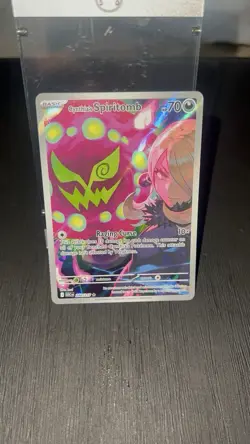 Pokemon Cynthia's Spiritomb Full Art Holo Illustration Rare ASC 244/217 70 HP - Image 1