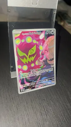 Pokemon Cynthia's Spiritomb Full Art Holo Illustration Rare ASC 244/217 70 HP - Image 3