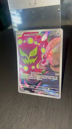 Pokemon Cynthia's Spiritomb Full Art Holo Illustration Rare ASC 244/217 70 HP - Image 5