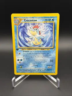 1st Edition Croconaw 31/111 Neo Genesis Pokemon Vintage TCG - Image 1