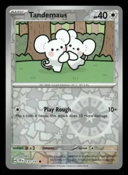 Tandemaus 157/191 C Surging Sparks Reverse Holo NM/M Pokemon - Image 1