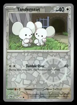 Tandemaus 154/182 C Paradox Rift Reverse Holo NM/M Pokemon - Image 1