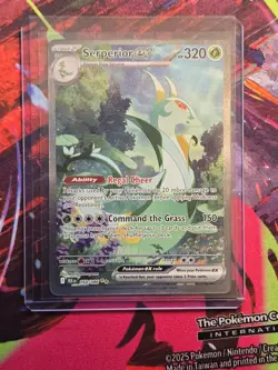 The Pokemon Company Sv: Black Bolt Serperior ex 164/086 Full Art Holo 320HP - Image 1