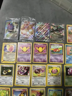 Pokemon Vintage Bundle With 2 Sealed Cards 34 Cards - Image 1